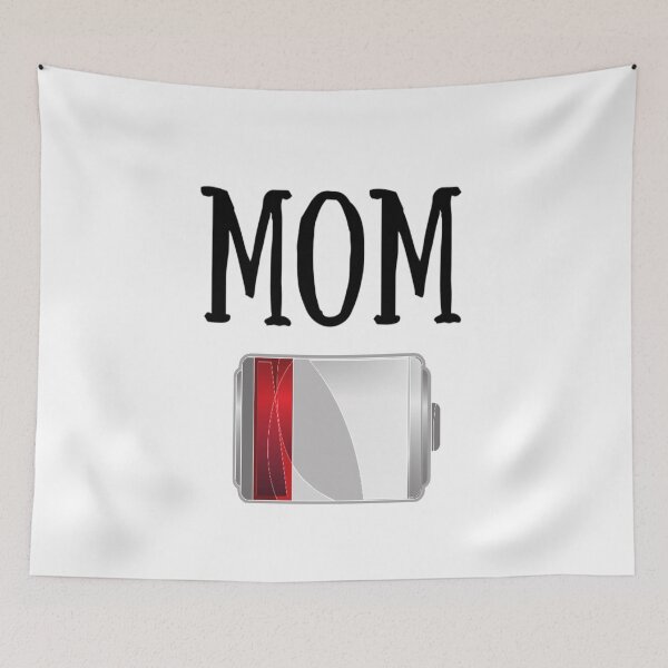 Item preview, Low Battery Mom designed and sold by CatMonkStudios.