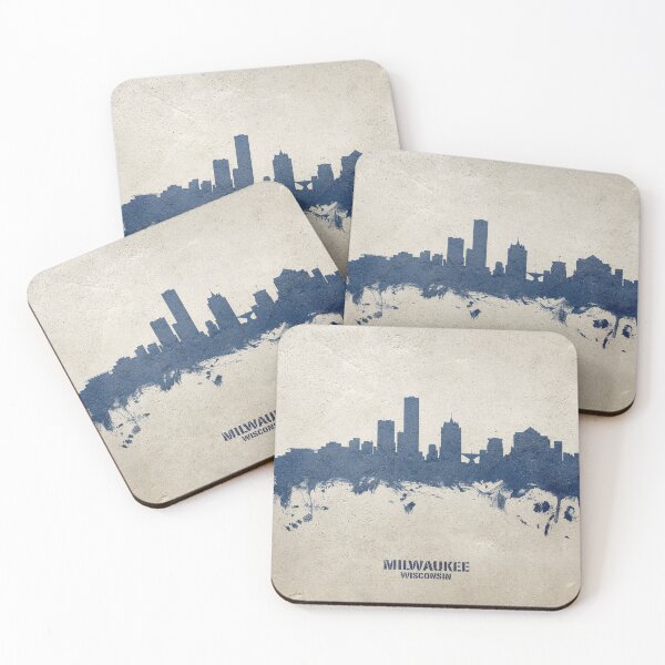 Item preview, Milwaukee Wisconsin Skyline designed and sold by ArtPrints.