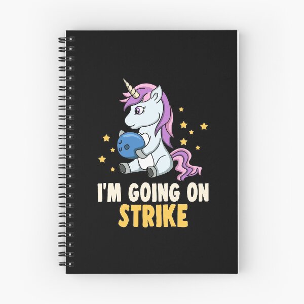 Item preview, Im going on strike unicorn bowling cute gift designed and sold by redshirtz.