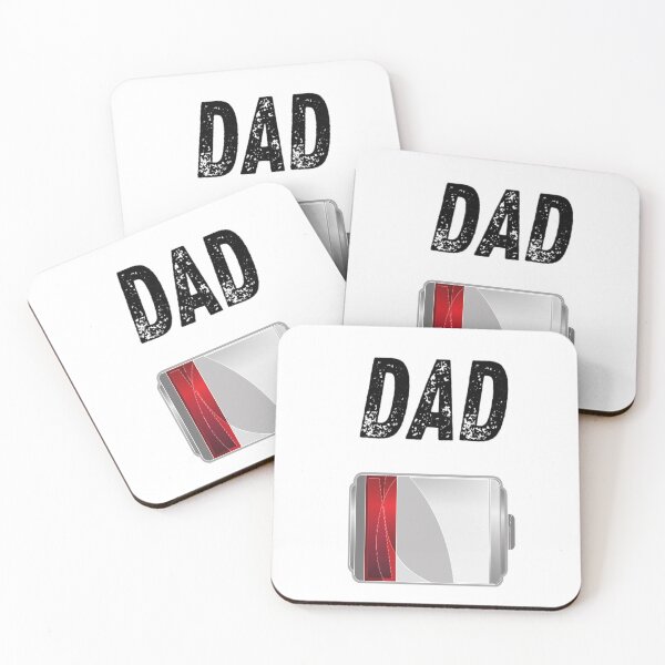 Item preview, Low Battery Dad designed and sold by CatMonkStudios.