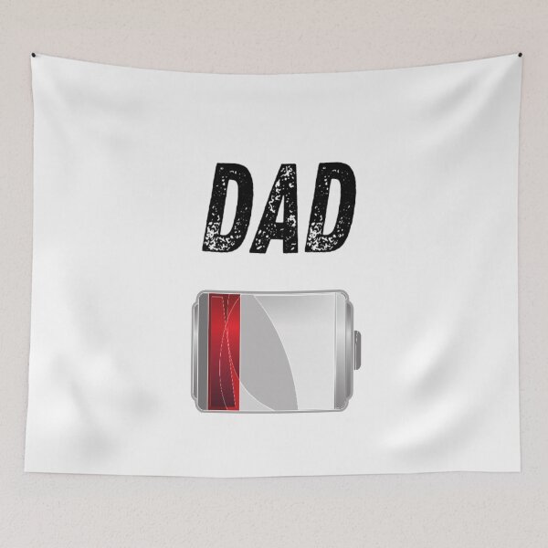 Item preview, Low Battery Dad designed and sold by CatMonkStudios.