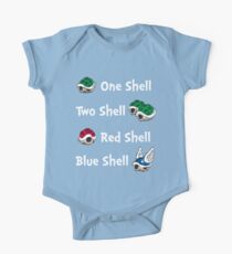 1 Shell 2 Shell Kurzärmeliger Einteiler