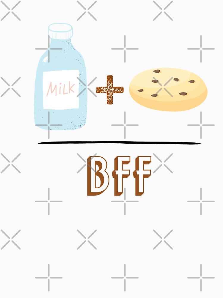 Milk And Cookie Best Friends Bff T Shirt By Ksarkar Redbubble 1749