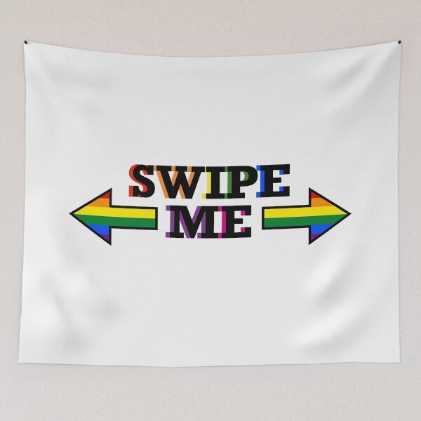 Item preview, Swipe Me Gay Pride designed and sold by pikafelix.