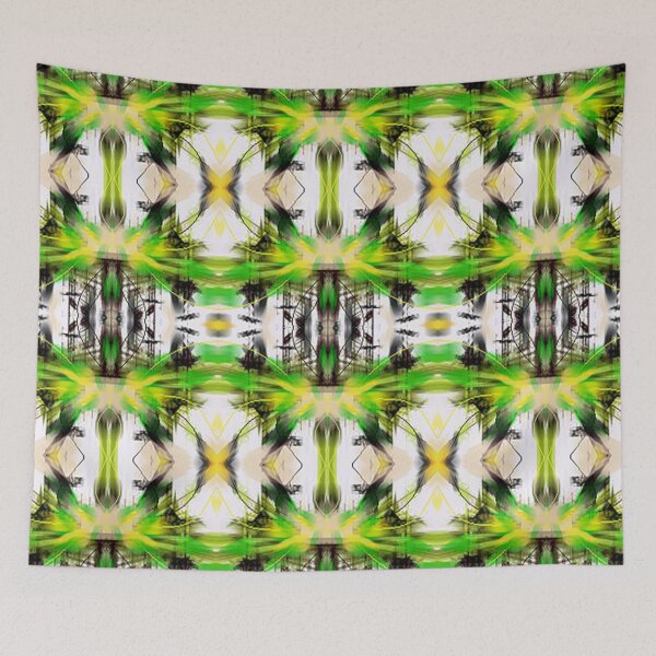Item preview, Neon green abstracto,vibrant and colorful, psychedelic arte abstracto , abstract art design designed and sold by Adri Barnard.