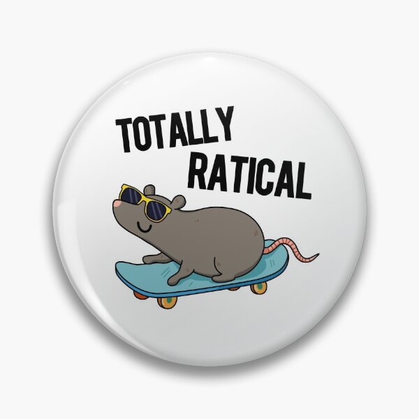 Item preview, Totally Ratical Funny Rat Puns  designed and sold by punnybone.