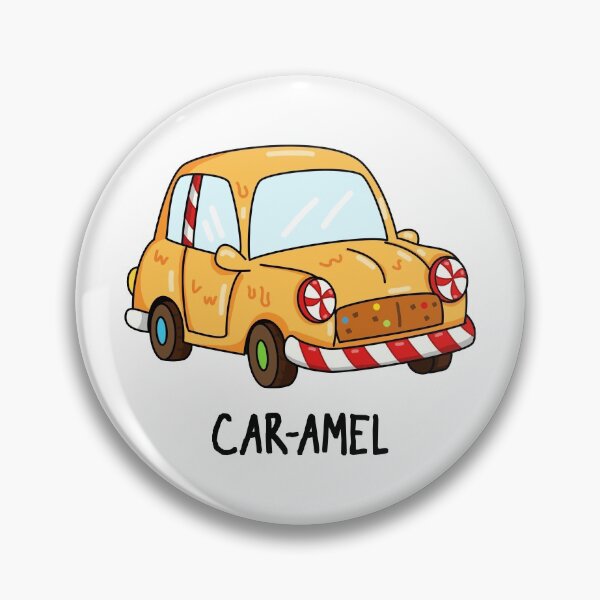 Item preview, Car-amel Funny Candy Car Puns  designed and sold by punnybone.