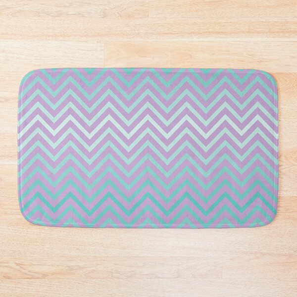 Item preview, Teal Gradient Chevron Pattern on a Lilac Background. designed and sold by cgroenewald.