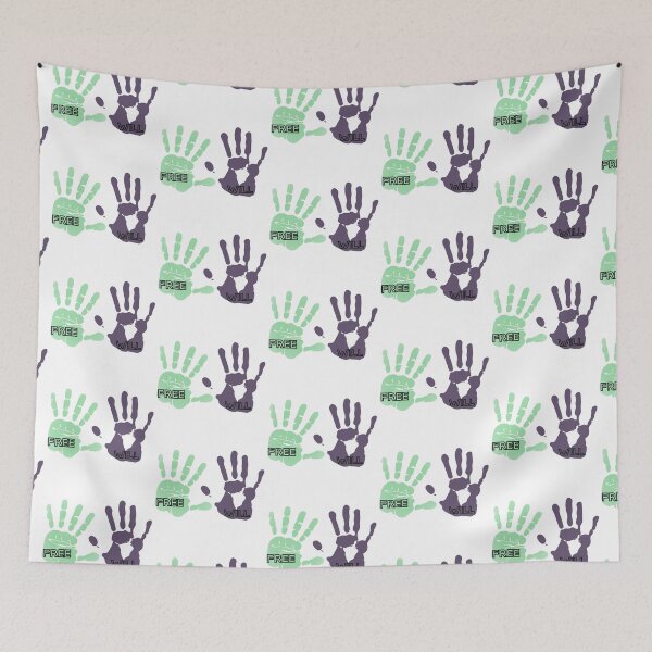 Item preview, Free will text on hand palm. designed and sold by RonaldKitama.