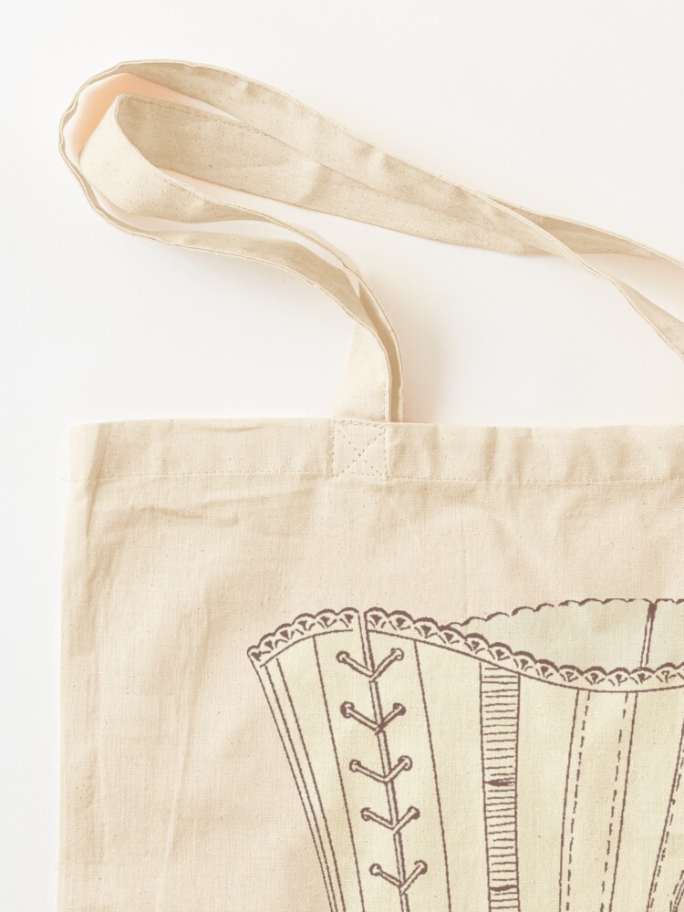 Lace up Vintage Corset | Tote Bag