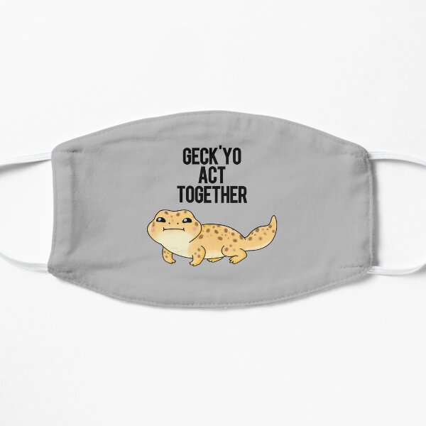 Geck'yo Act Together Animal Pun Flat Mask