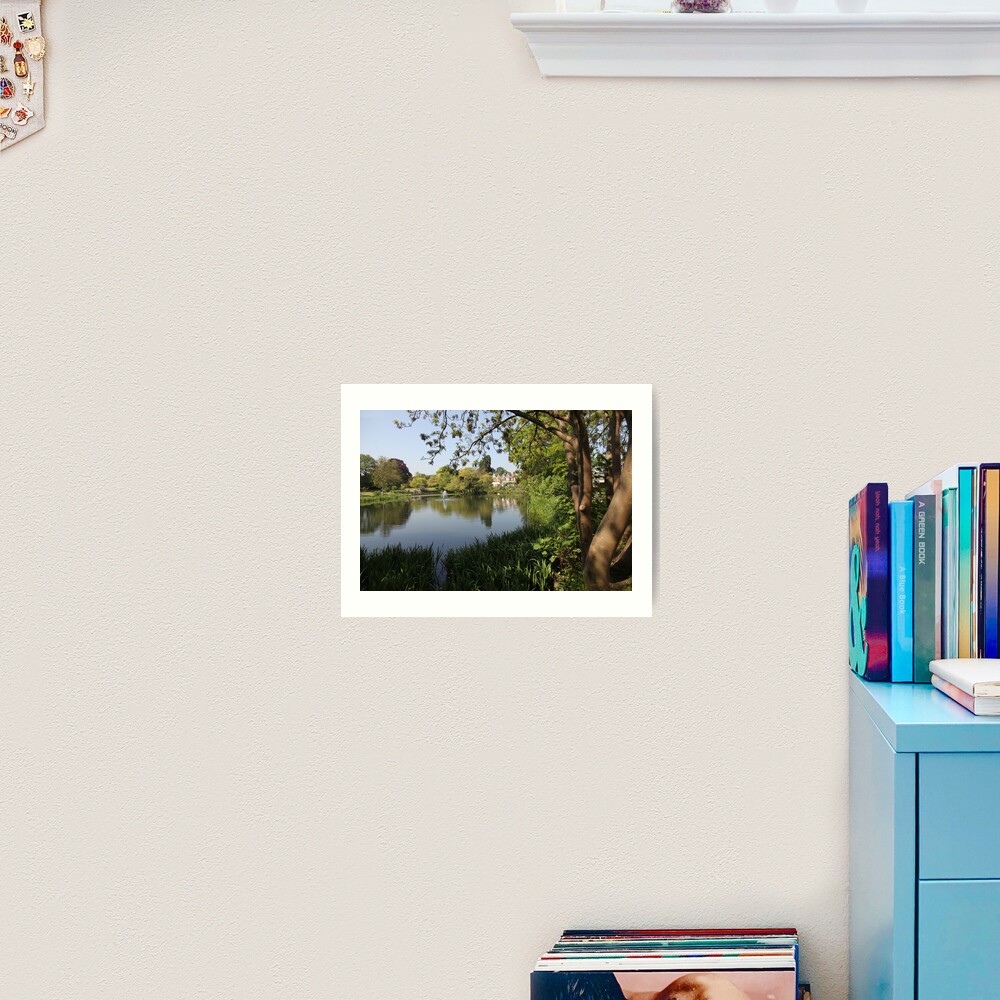 Bletchley Park Lakeview Art Print