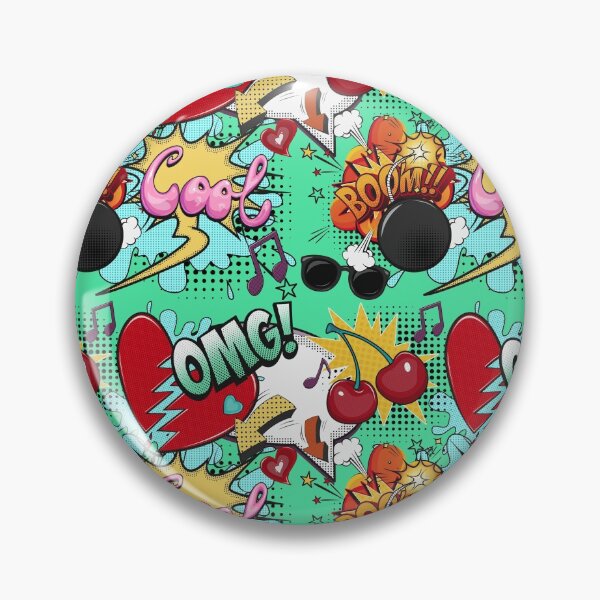 Item preview, Cool Comic Style Pop Art Collage Green designed and sold by UniQueensShop.