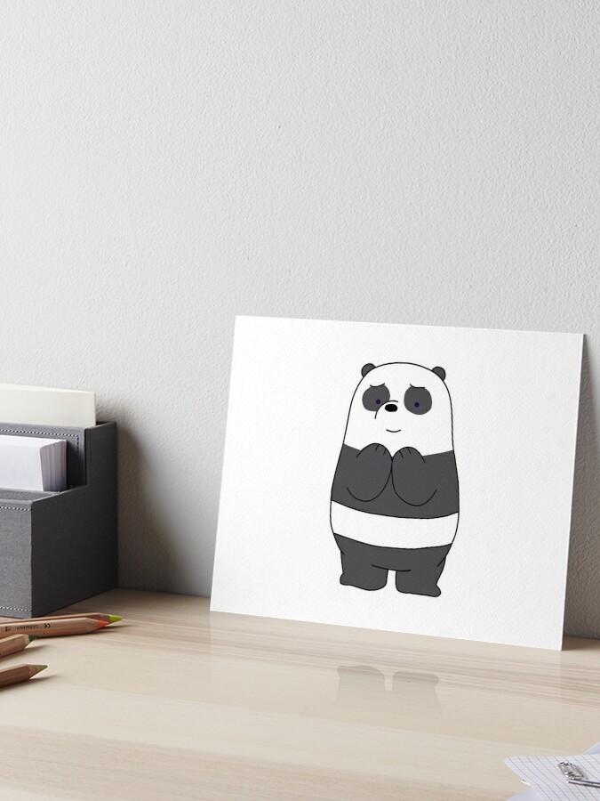 We Bare Bears - Paws Pattern Art Board Print for Sale by ValentinaHramov