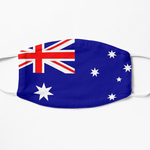 Australian Flag Mask Flat Mask