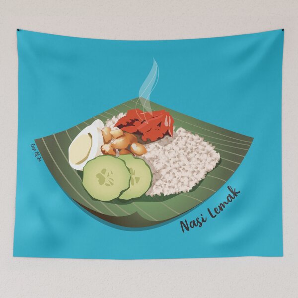 Artikelvorschau, Köstlicher Nasi Lemak entworfen und verkauft von cupofju.