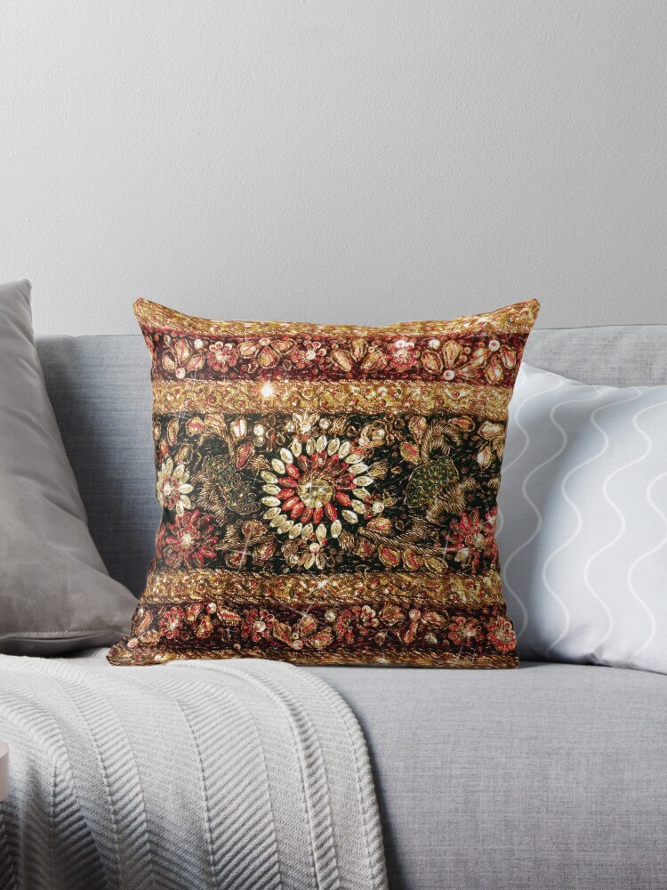 Small beaded hot sale pillows