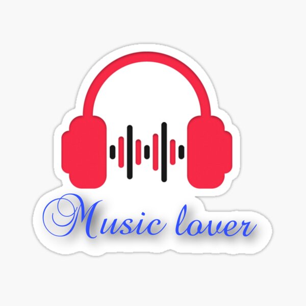 "Music lover" Sticker by Diu2810 Redbubble