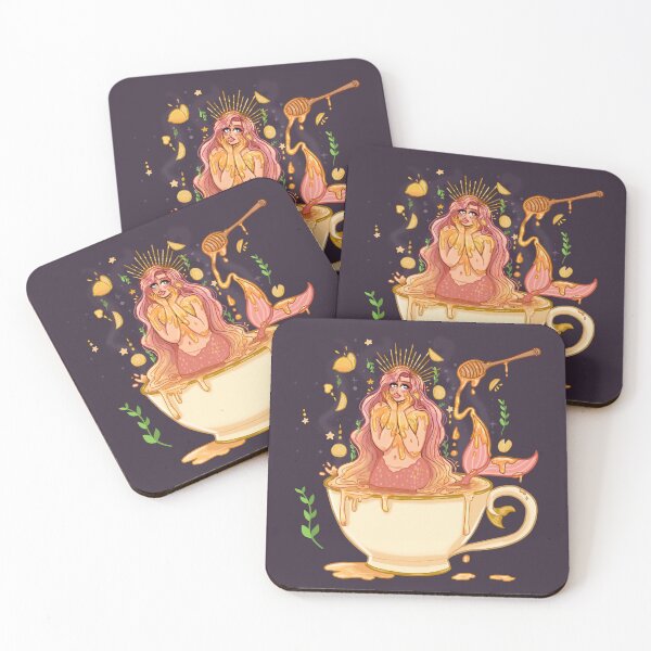 Item preview, Lemon & Honey Tea Mermaid designed and sold by controlzee-.
