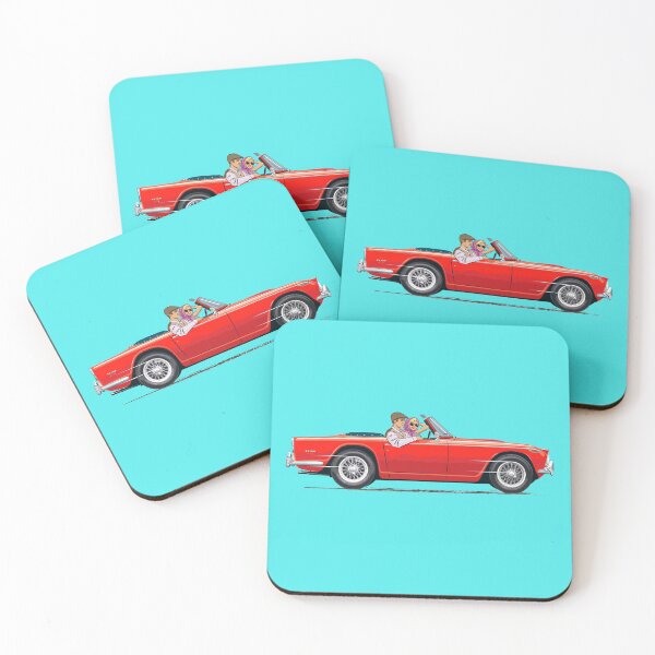 Item preview, Signal Red coloured TR5 – with optional wire wheels designed and sold by Bigs66.