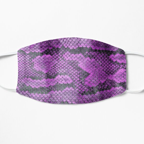 Abstract Purple Snakeskin Close Up Scales Mask