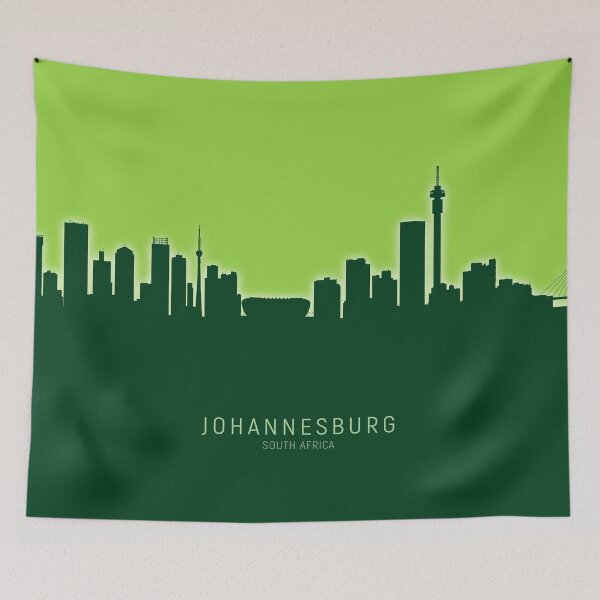Item preview, Johannesburg South Africa Skyline designed and sold by ArtPrints.