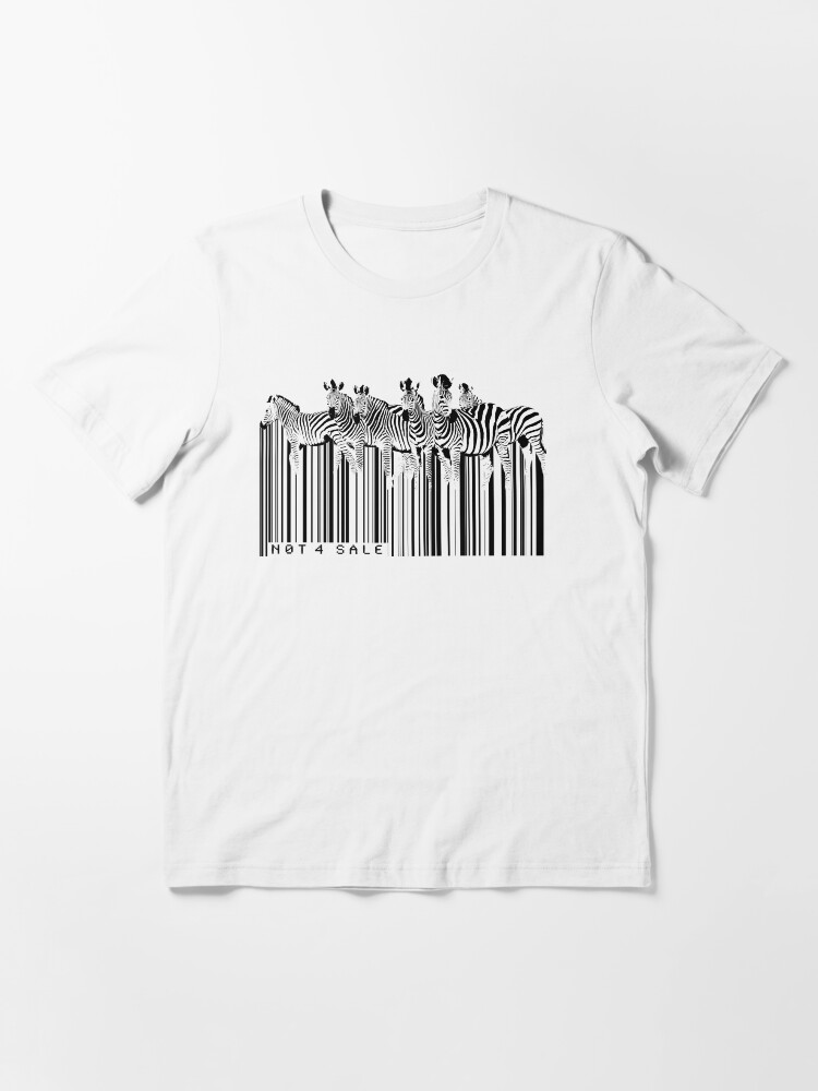 Alternate view of zebra barcode Essential T-Shirt