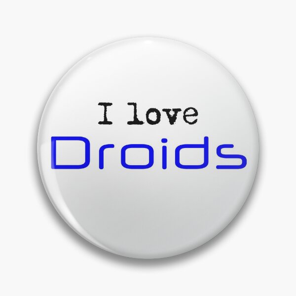 Item preview, I Love Droids designed and sold by squarebubble.