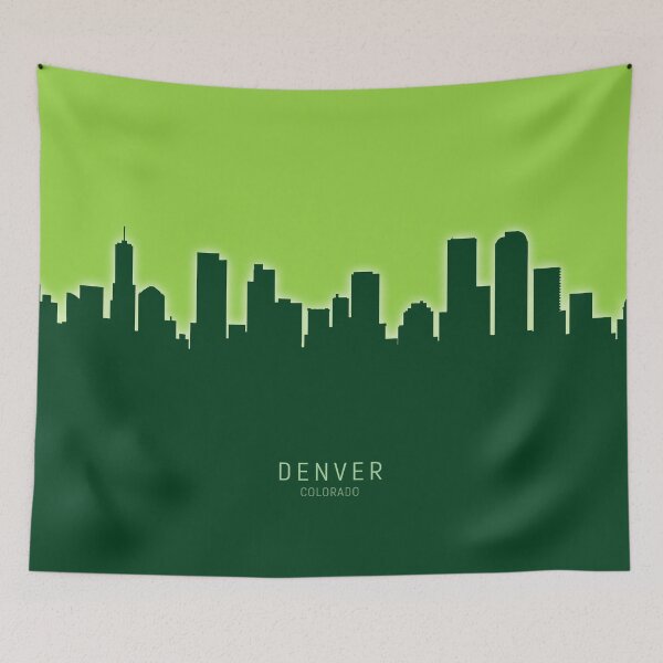 Item preview, Denver Colorado Skyline designed and sold by ArtPrints.