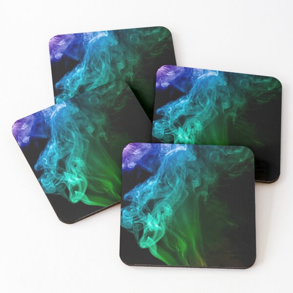 Item preview, Colorful smoke on a black background designed and sold by philippe souvy.