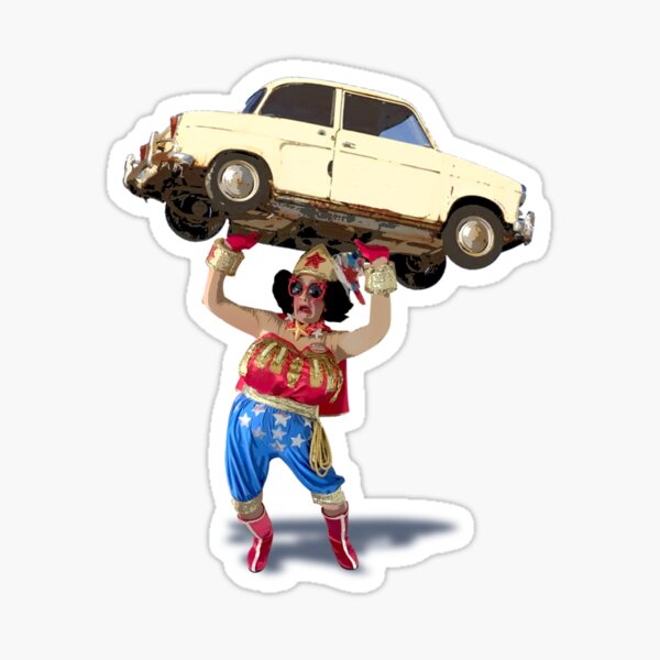 The Fabulous Wonder Mama Super Strength! Sticker