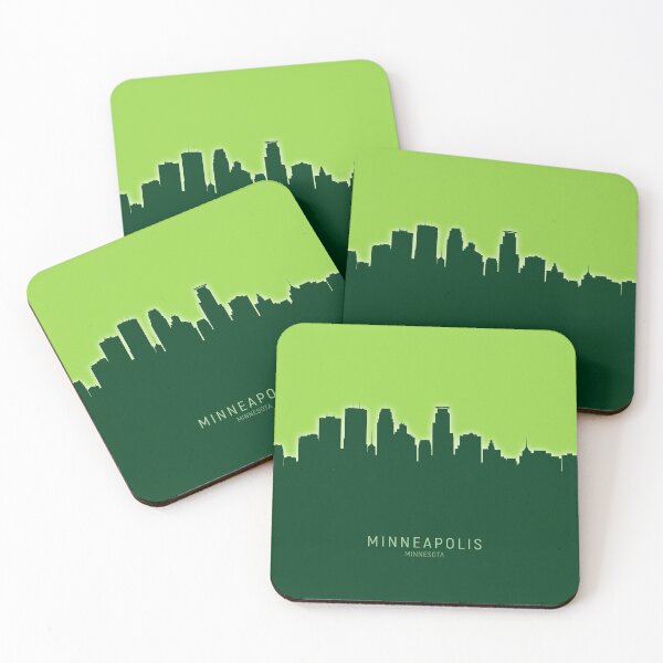 Aperçu de l'œuvre Minneapolis Minnesota Skyline créée et vendue par ArtPrints.