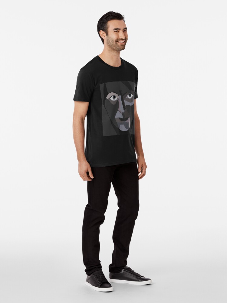 Alternate view of BLACK THUMB CUBE Premium T-Shirt