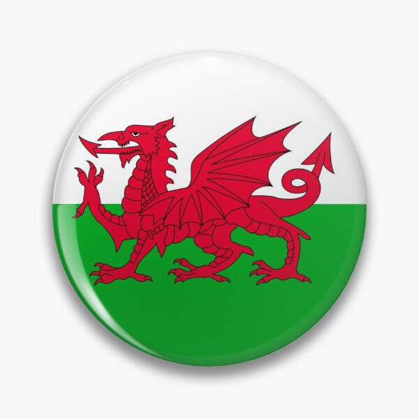 Item preview, Welsh Dragon Badge designed and sold by WelshBanter.