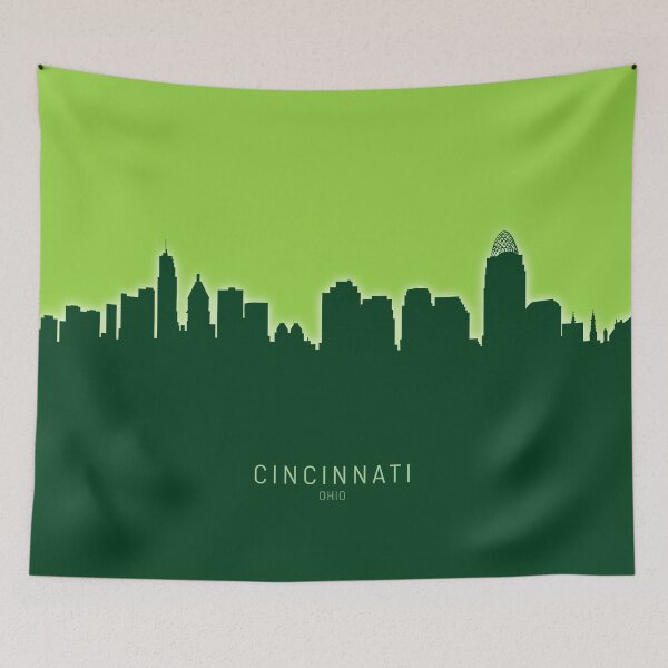 Item preview, Cincinnati Ohio Skyline designed and sold by ArtPrints.
