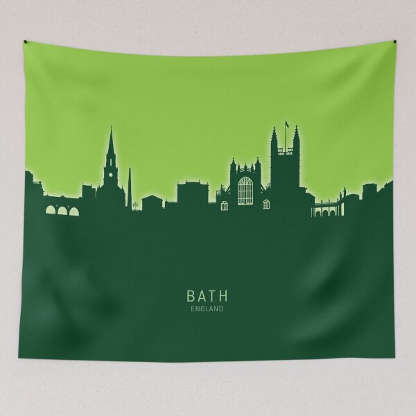 Item preview, Bath England Skyline Cityscape designed and sold by ArtPrints.