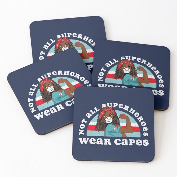 Item preview, Not all Superheroes Wear Capes  Black Nurse designed and sold by Tingsy.
