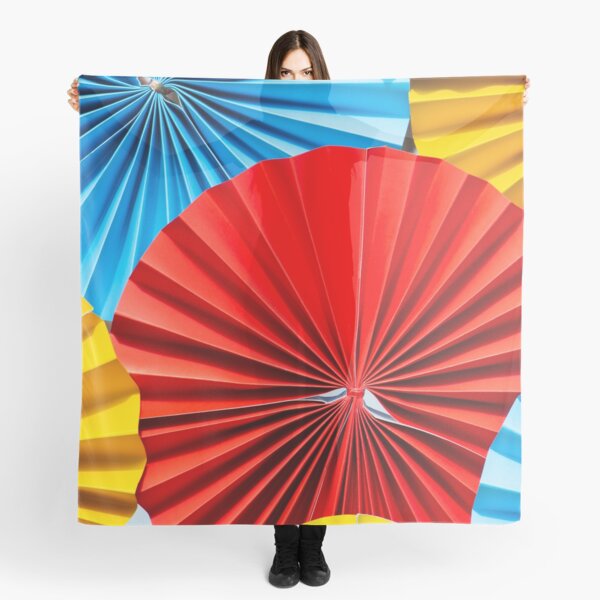 Colored umbrellas Scarf