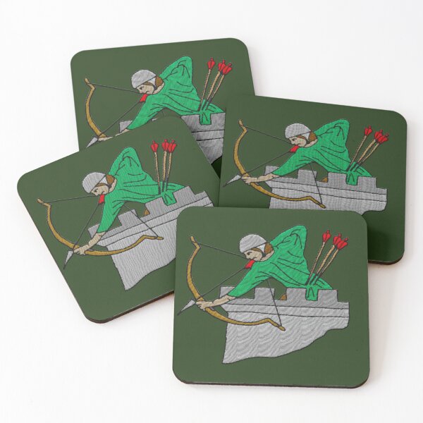 Item preview, Battlement Archer Medieval Embroidery by Patjila designed and sold by patjila.