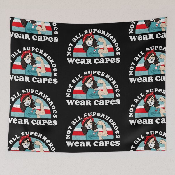 Item preview, Not all Superheroes Wear Capes  Nurse designed and sold by Tingsy.