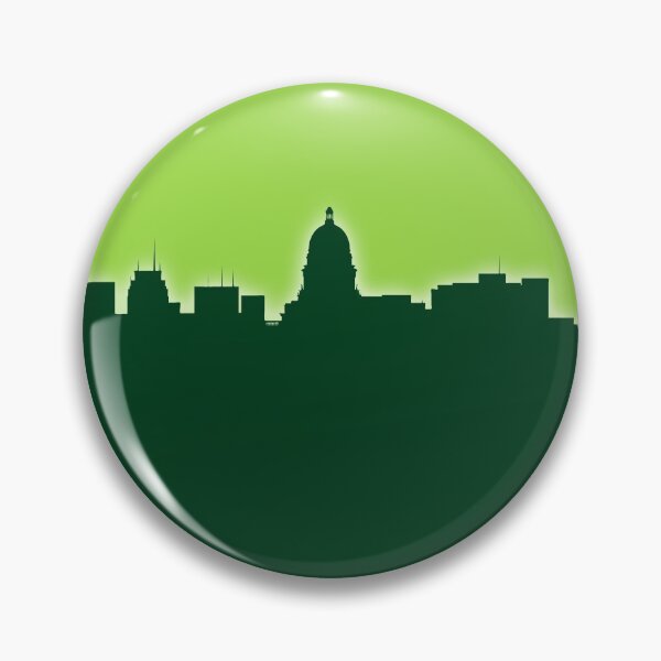 Artikelvorschau, Madison Wisconsin Skyline entworfen und verkauft von ArtPrints.