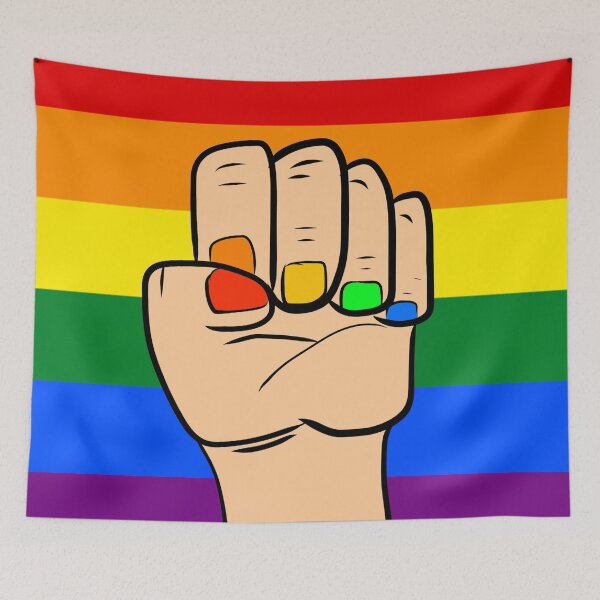 Item preview, Raised Fist Gay - Light Hand designed and sold by pikafelix.