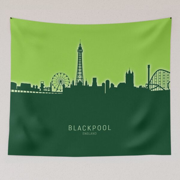 Item preview, Blackpool England Skyline designed and sold by ArtPrints.