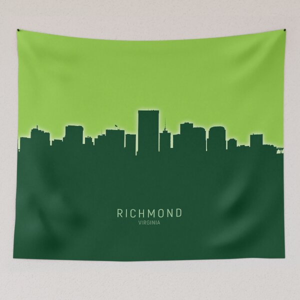 Item preview, Richmond Virginia Skyline designed and sold by ArtPrints.