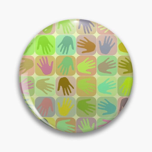Item preview, Multicolored hands pattern designed and sold by Gaspar Avila.