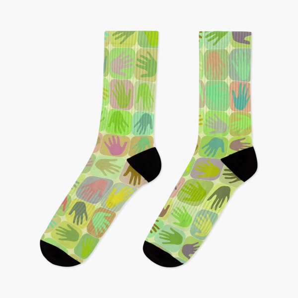Item preview, Multicolored hands pattern designed and sold by Gaspar Avila.