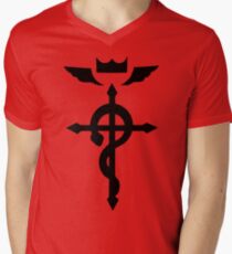 Edward Elric Symbol Men's V-Neck T-Shirt