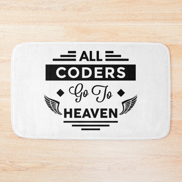 Item preview, All Coders Go To Heaven designed and sold by TheArtism.