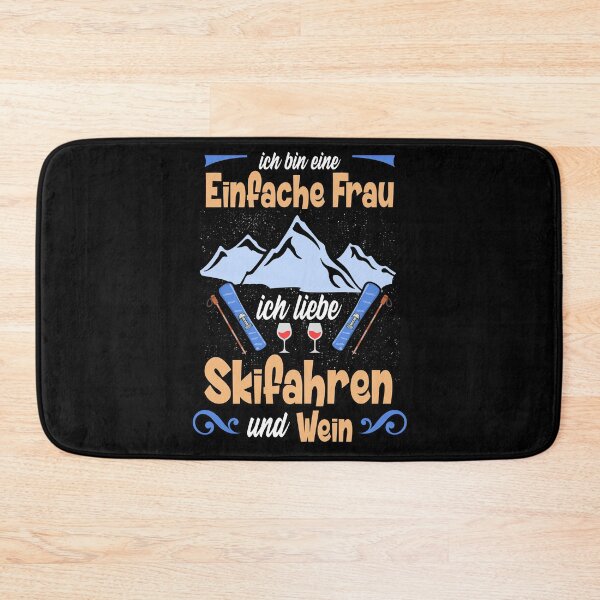 Item preview, Simple woman skiing wine snow cold gift designed and sold by redshirtz.