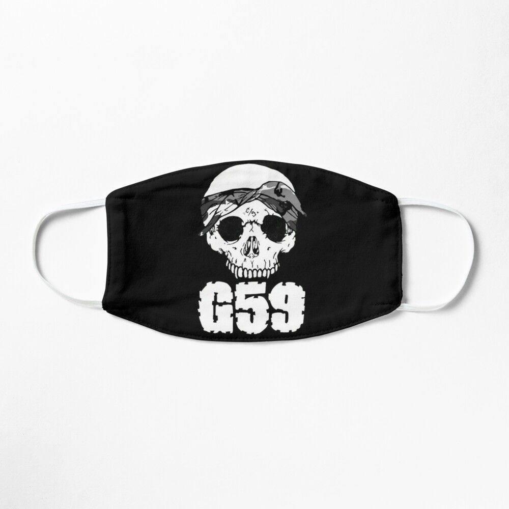 "G59 Skull bandana official design" Mask by LilUnique Redbubble